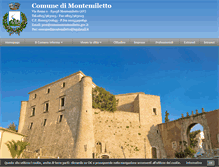 Tablet Screenshot of comune.montemiletto.av.it